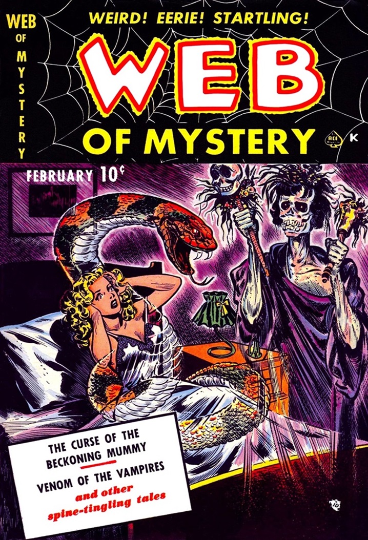 WEB OF MYSTERY - First issue, February 1951