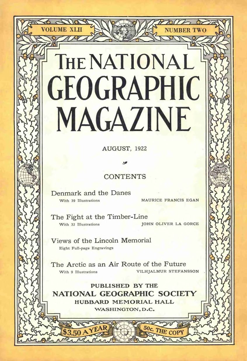 NATIONAL GEOGRAPHIC - August 1922