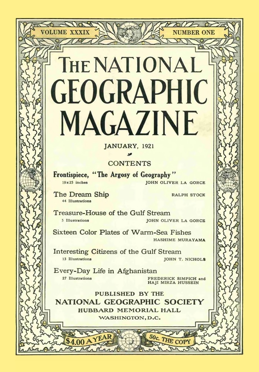 NATIONAL GEOGRAPHIC - January 1921