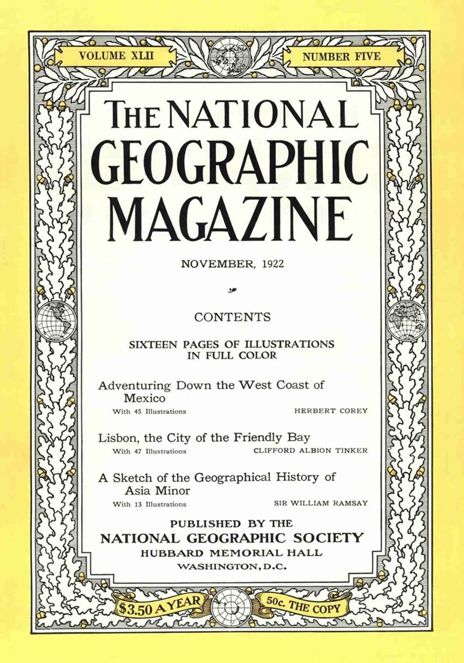 NATIONAL GEOGRAPHIC - November 1922