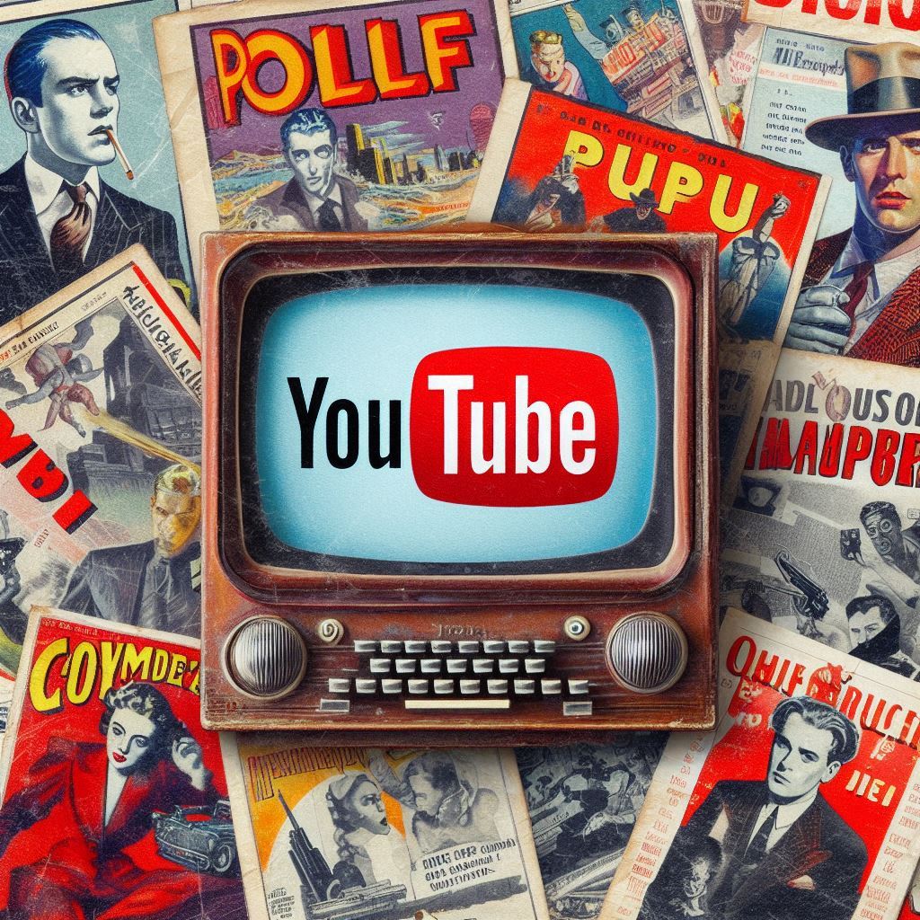 retro and modern media