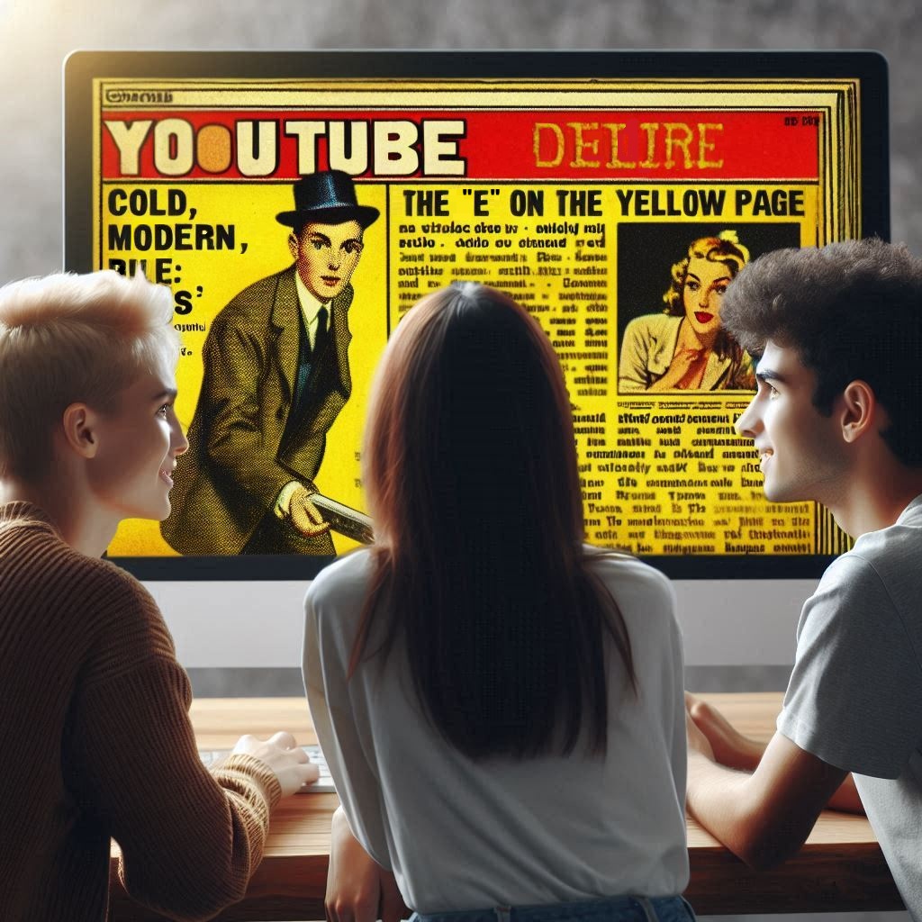 youtube and pulp magazines