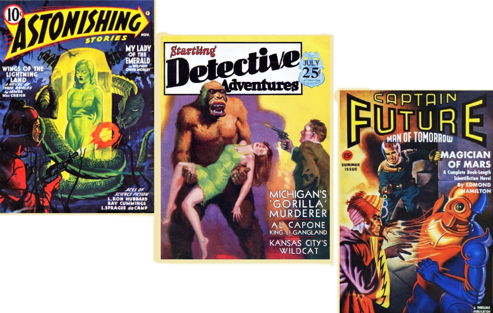 pulp magazines covers