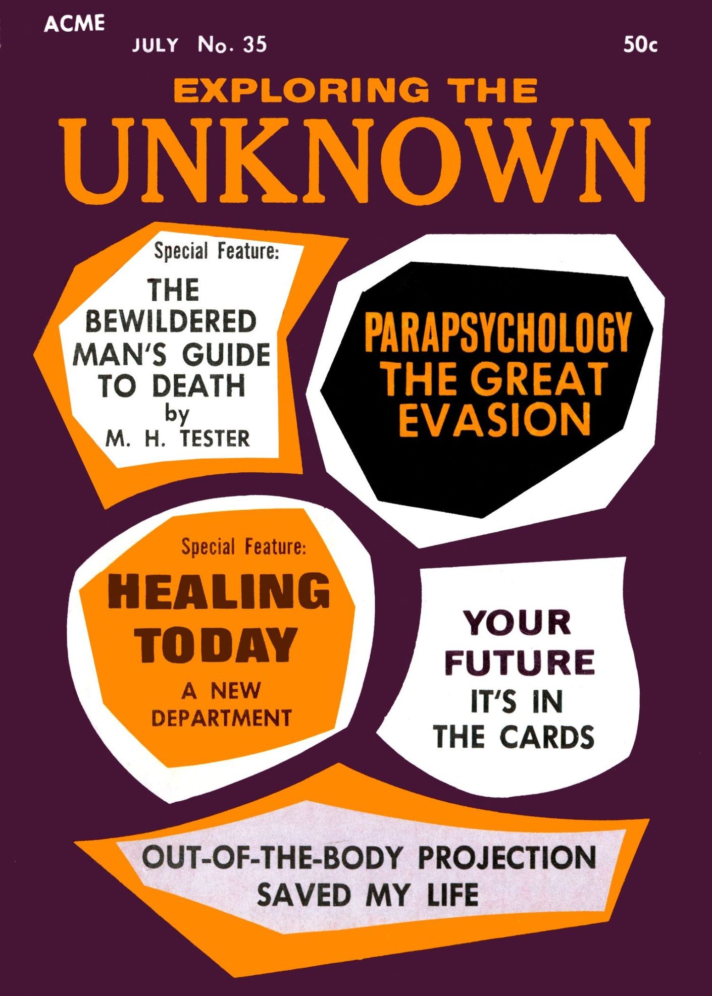 EXPLORING THE UNKNOWN magazine