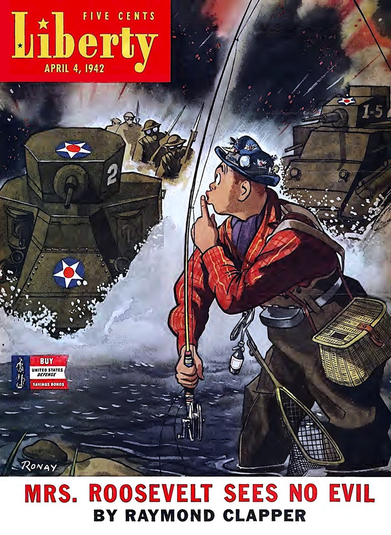 Cover of the magazine LIBERTY from April 4, 1942.