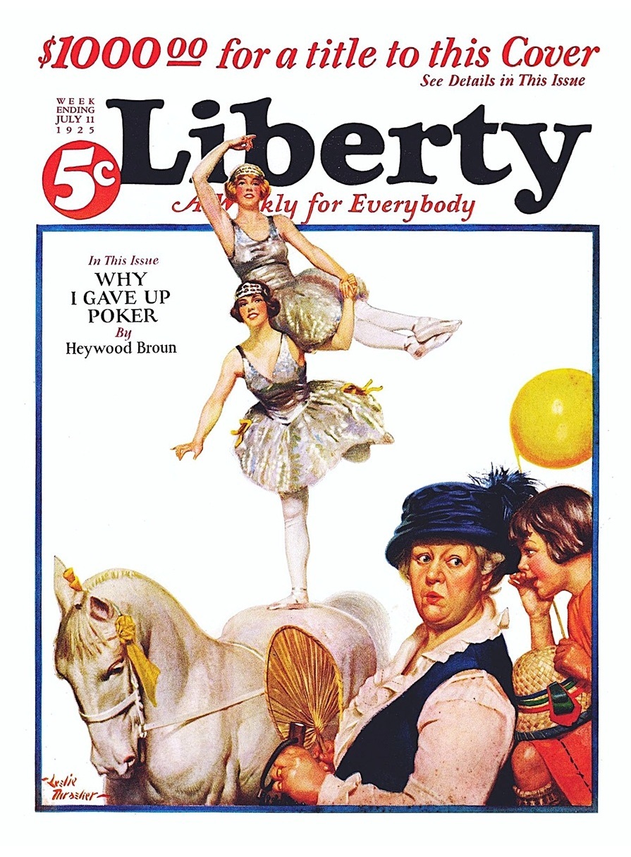 Cover of the magazine LIBERTY from July 11, 1925.