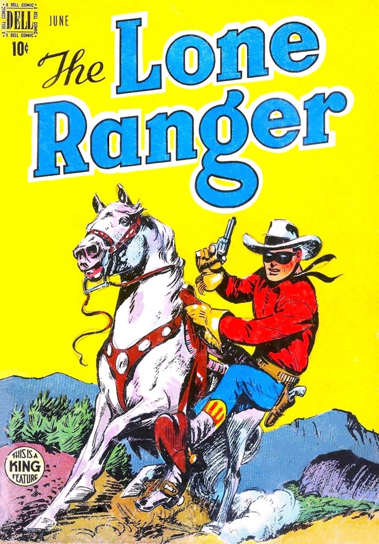 Cover of the comic book THE LONE RANGER from June 1949.