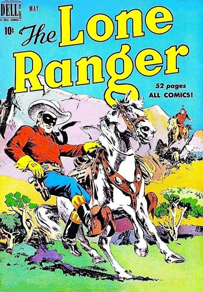 This image is a link to the PDF of the comic book THE LONE RANGER from May 1950.