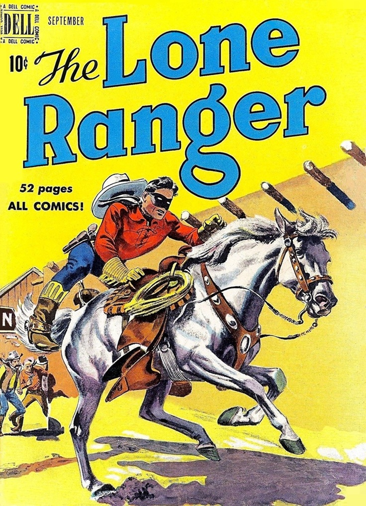 This image is a link to the PDF of the comic book THE LONE RANGER from September 1950.