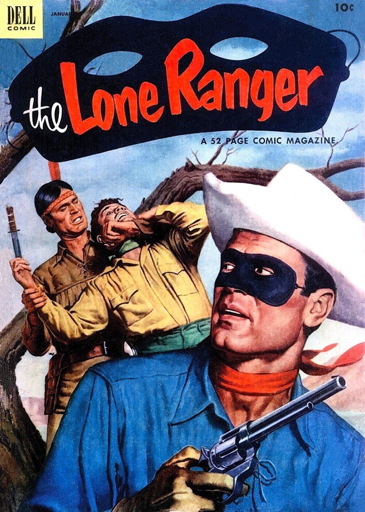 This image is a link to the PDF of the comic book THE LONE RANGER from January 1953.