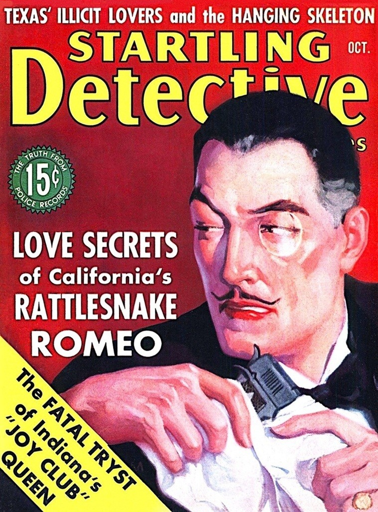 This image is a link to the PDF of the pulp magazine STARTLING DETECTIVE ADVENTURES from October 1936.