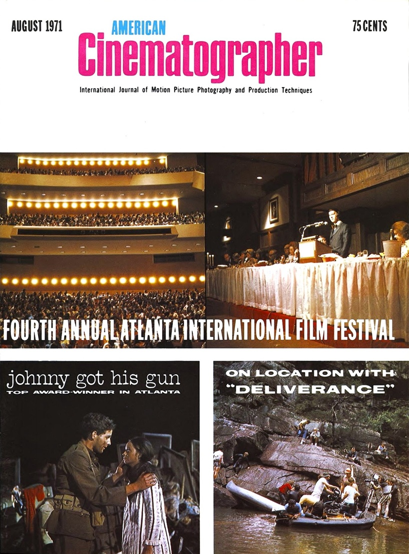 This image is a link to the PDF of the magazine THE AMERICAN CINEMATOGRAPHER from August 1971.