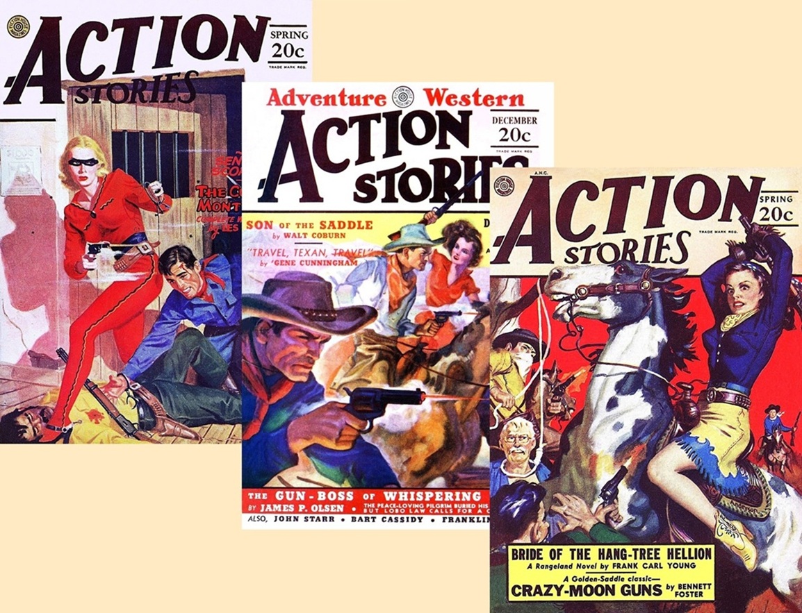 This image is a link to PDFs of the pulp magazine ACTION STORIES.