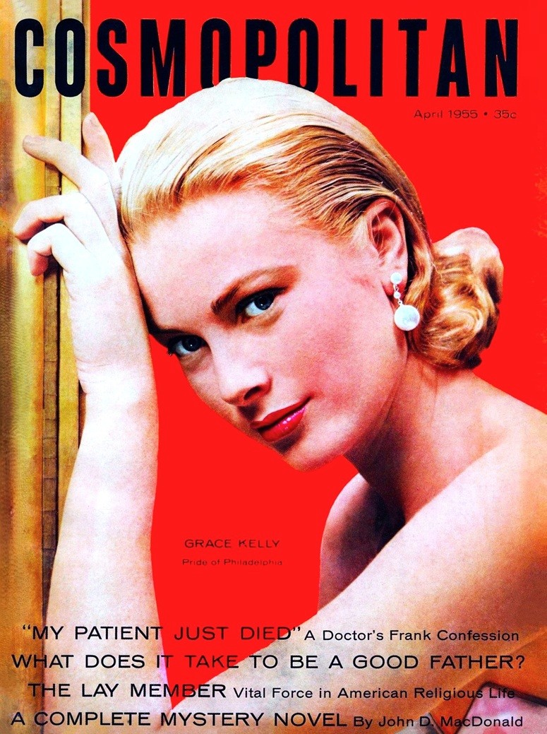 This image is a link to the PDF of the magazine COSMOPOLITAN from April 1955.