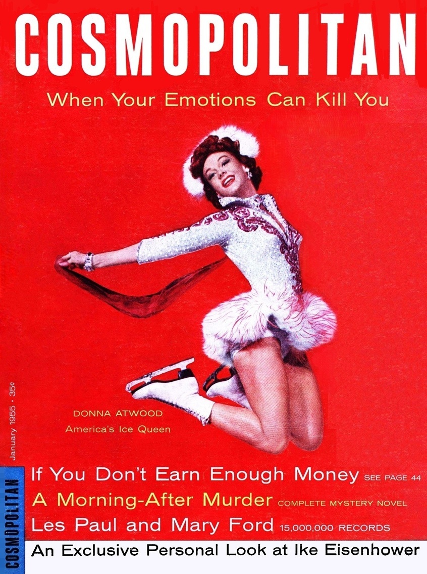 This image is a link to the PDF of the magazine COSMOPOLITAN from January 1955.