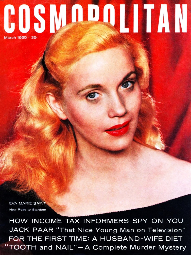 This image is a link to the PDF of the magazine COSMOPOLITAN from March 1955.