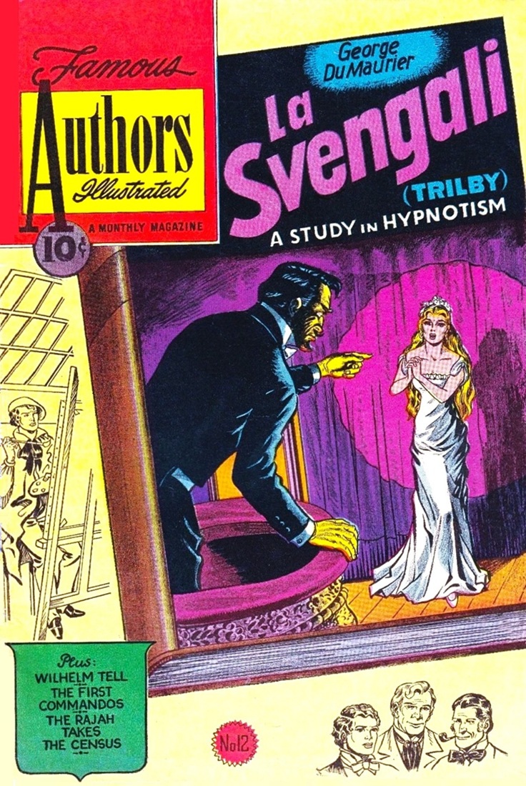 This image is a link to the PDF of the comic book FAMOUS AUTHORS ILLUSTRATED, No.12 from February 1951.