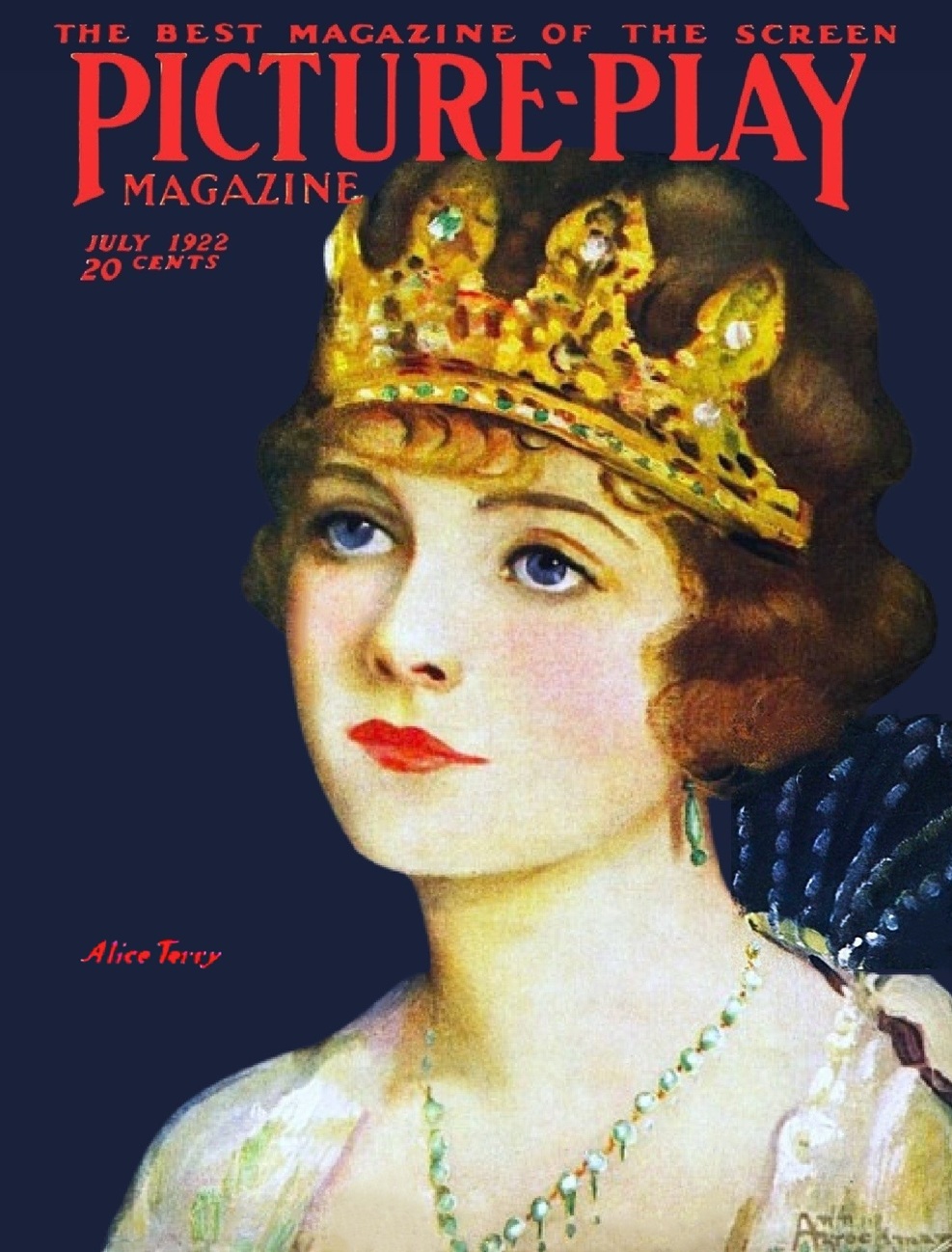 This image is a link to the PDF of the periodical PICTURE-PLAY MAGAZINE from July 1922.