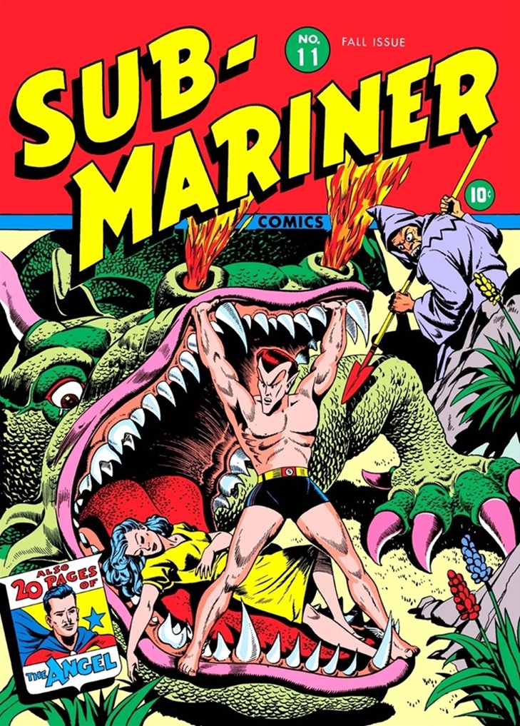 This image is a link to the PDF of the comic book SUB-MARINER from Fall 1943.