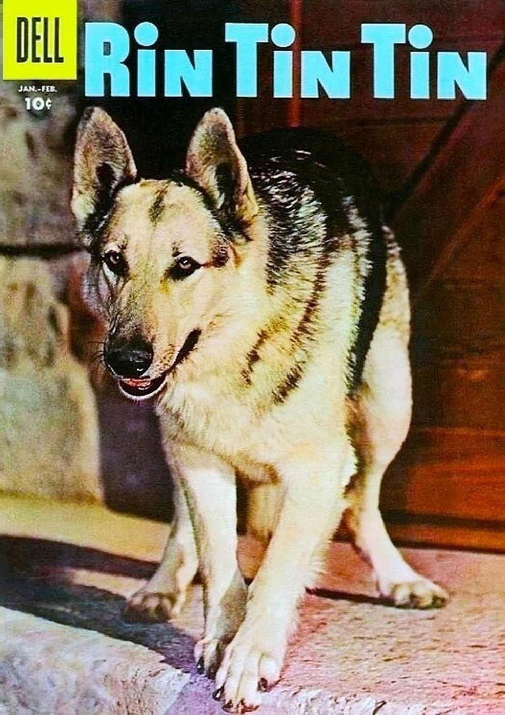 This image is a link to the PDF of the comic book RIN TIN TIN from January 1957.