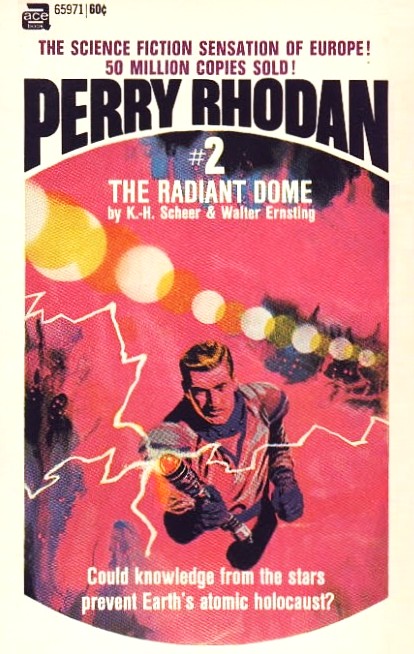Cover of the sci fi magazine PERRY RHODAN, No.2 from 1969.