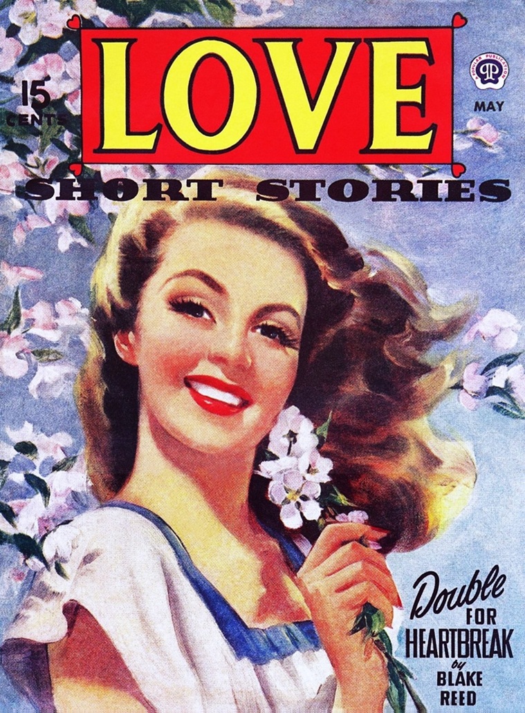 Cover of the pulp magazine LOVE SHORT STORIES from May 1947.