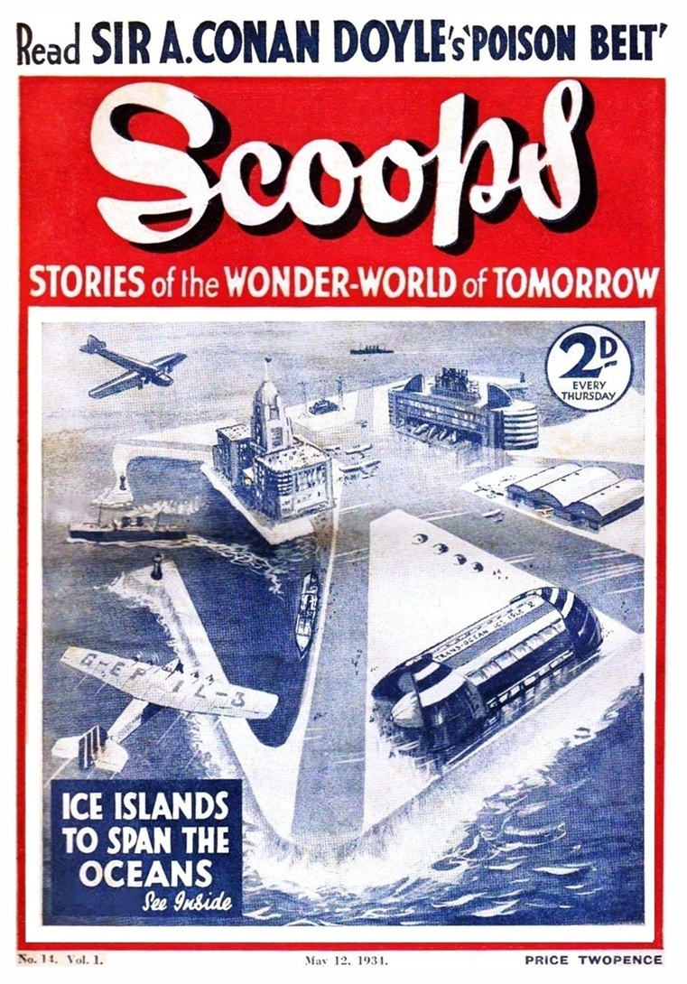 This image is a link to the PDF of the science fiction magazine SCOOPS from May 12, 1934.