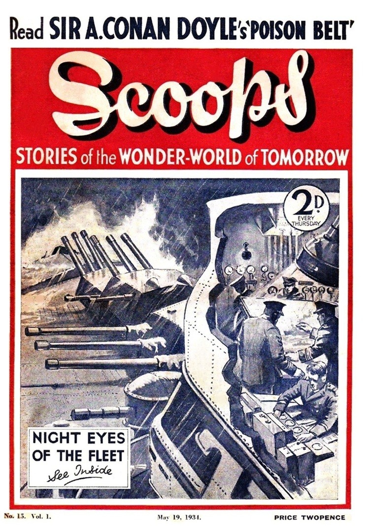 This image is a link to the PDF of the science fiction magazine SCOOPS from May 19, 1934.