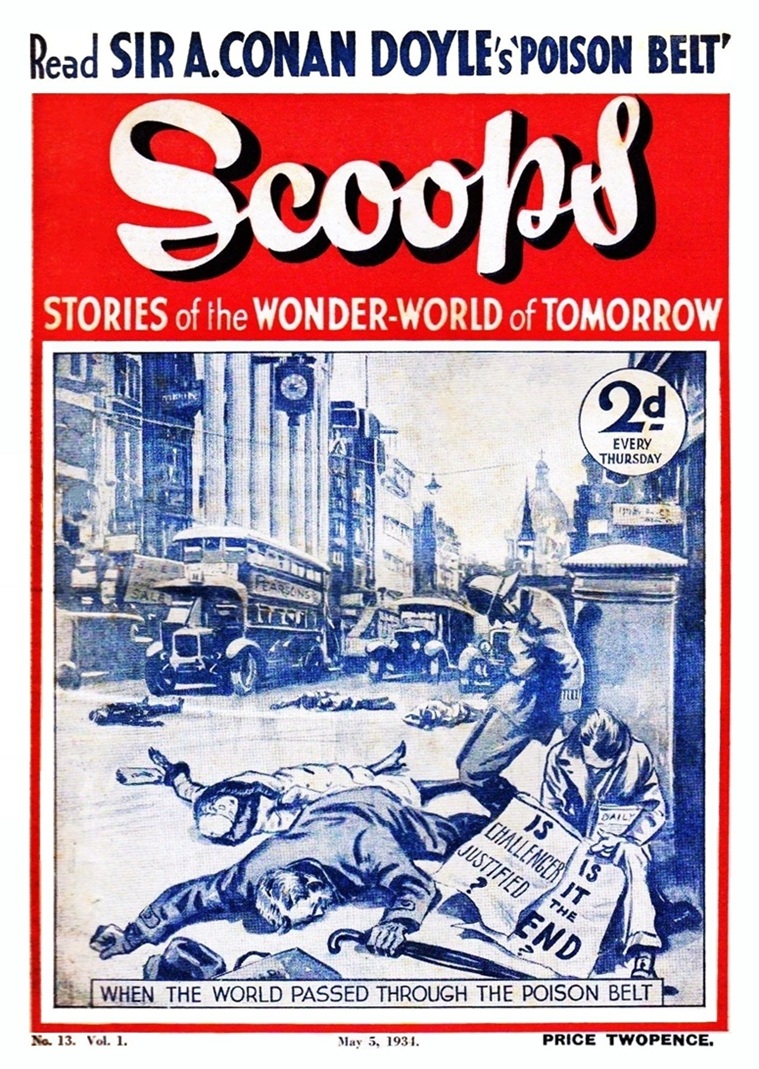 This image is a link to the PDF of the british science fiction magazine SCOOPS from May 5, 1934.