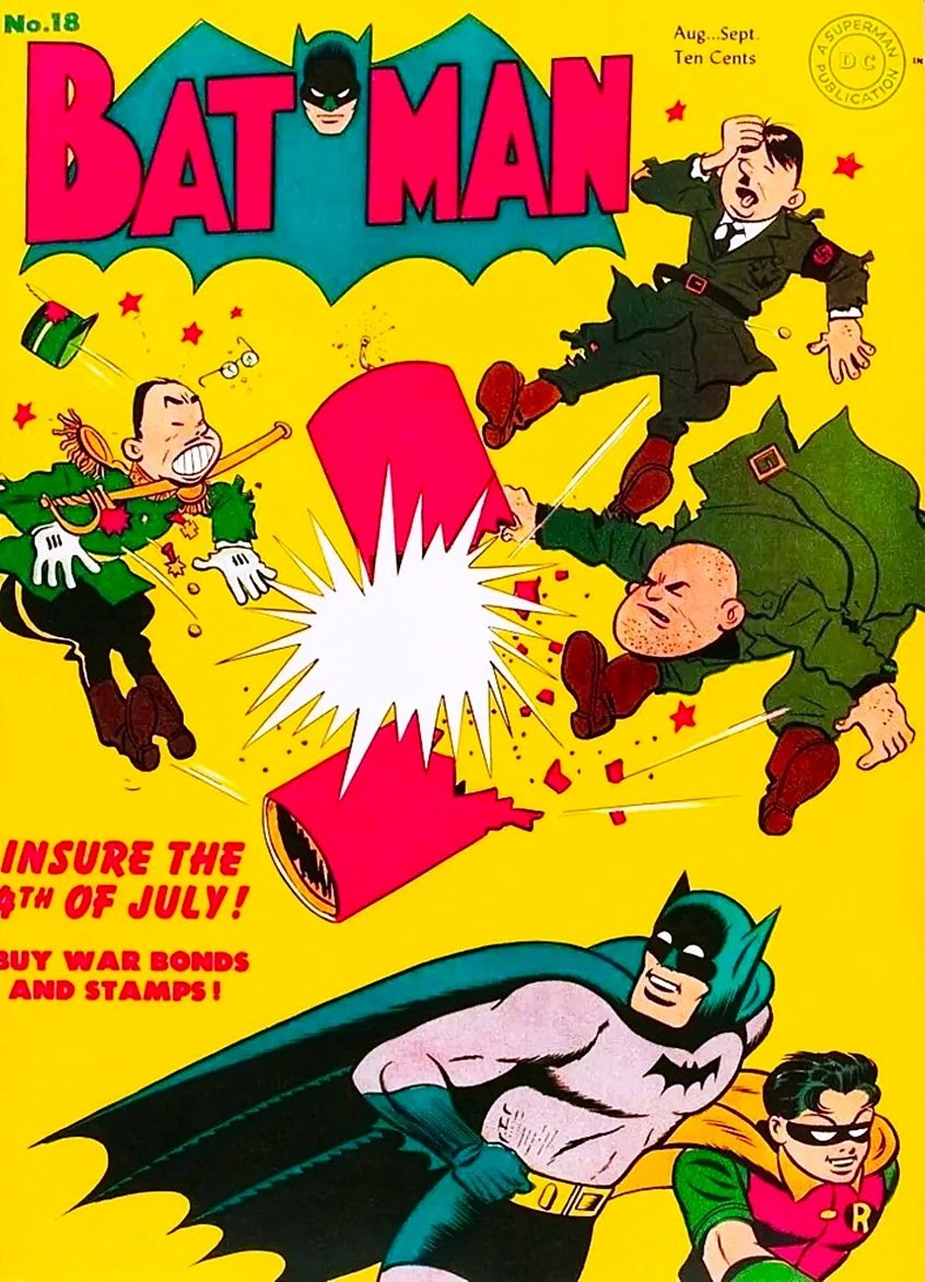 This image is a link to the PDF of the comic book BATMAN from August 1943.