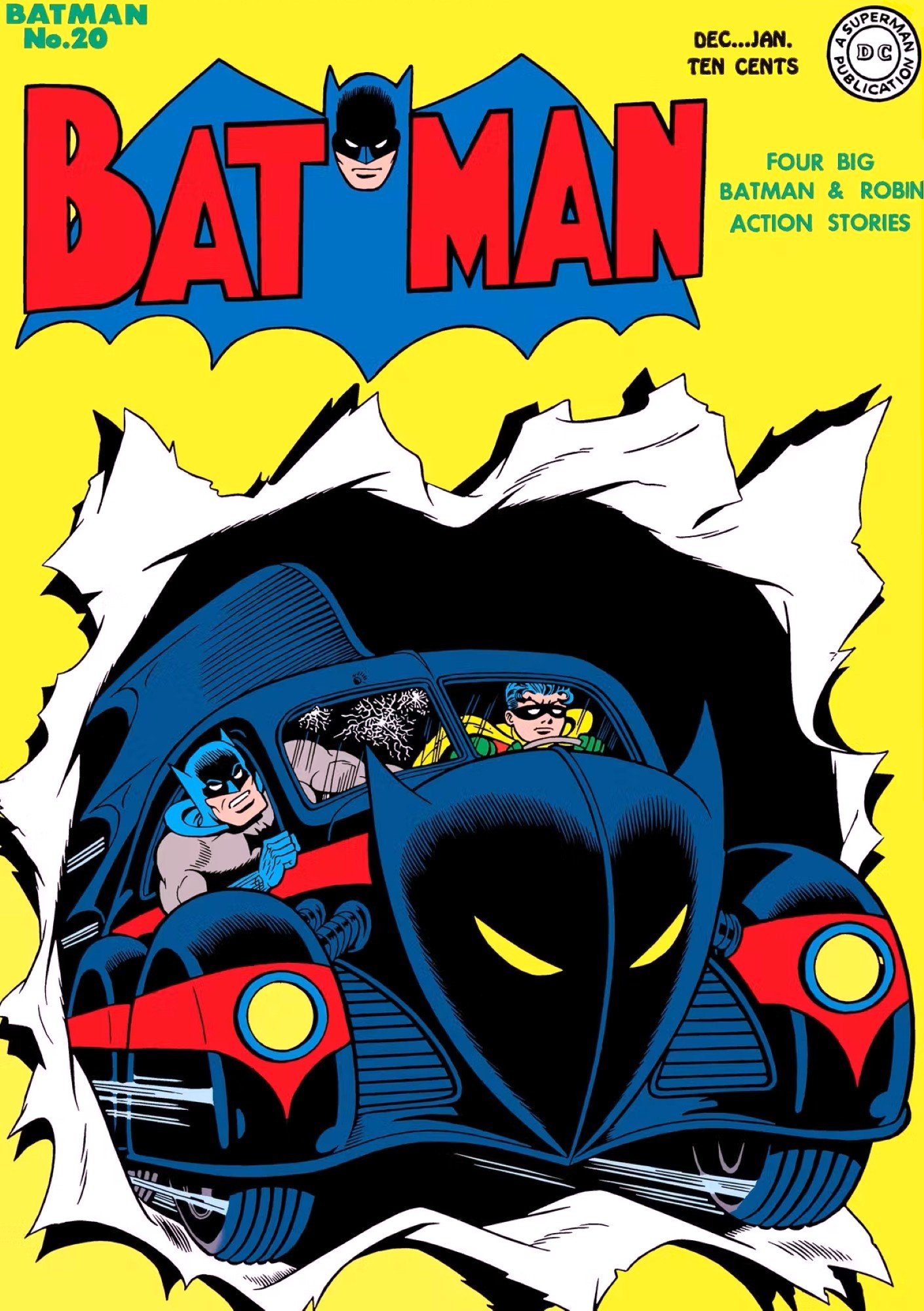 This image is a link to the PDF of the comic book BATMAN from December 1943.
