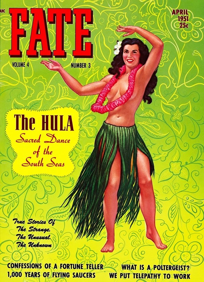 This image is a link to the PDF of the magazine FATE from April 1951.