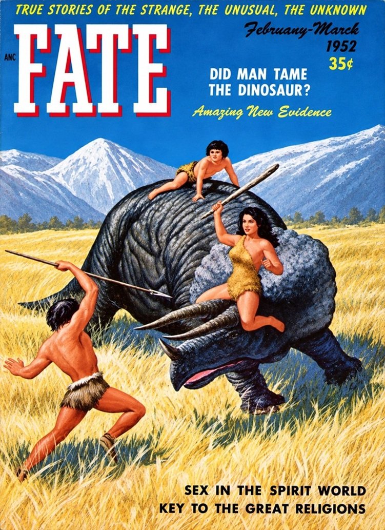 This image is a link to the PDF of the magazine FATE from February 1952.