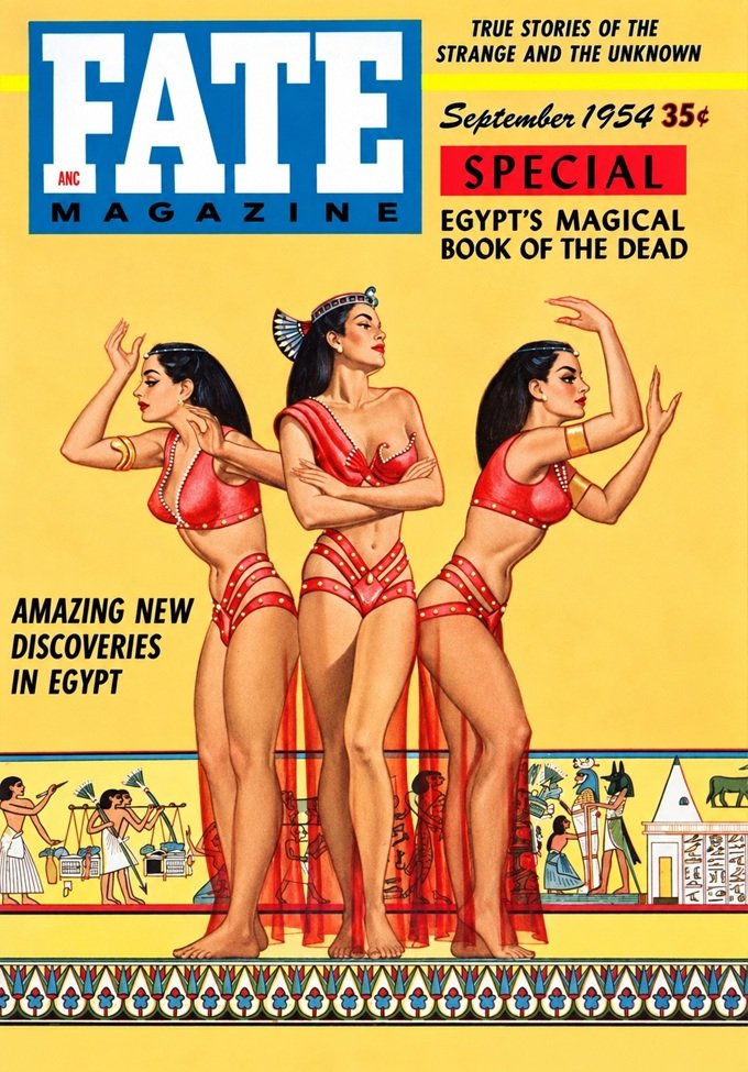 This image is a link to the PDF of the magazine FATE from September 1954.