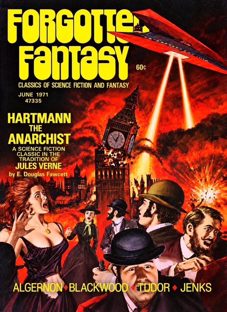 Cover of the magazine FORGOTTEN FANTASY from June 1971.