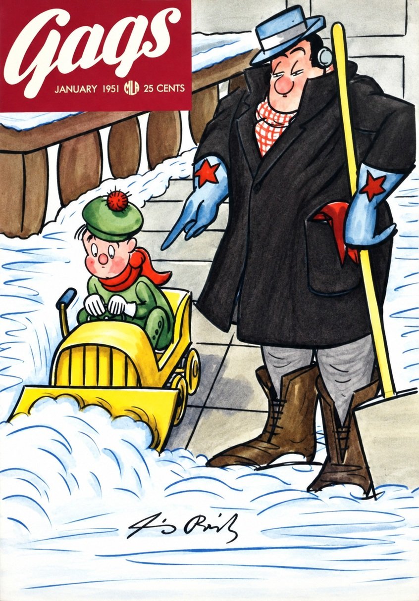 This image is a link to the PDF of the magazine GAGS from January 1951.