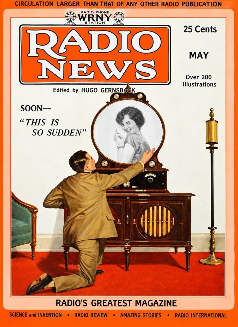 Cover of the magazine RADIO NEWS from May 1926.