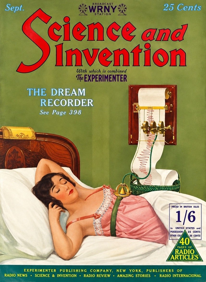 Cover of the magazine SCIENCE AND INVENTION from September 1926.
