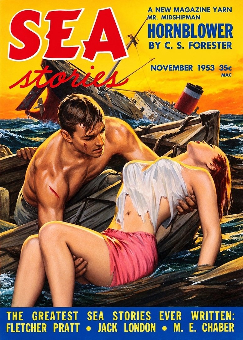 This image is a link to the PDF of the pulp magazine SEA STORIES from November 1953.