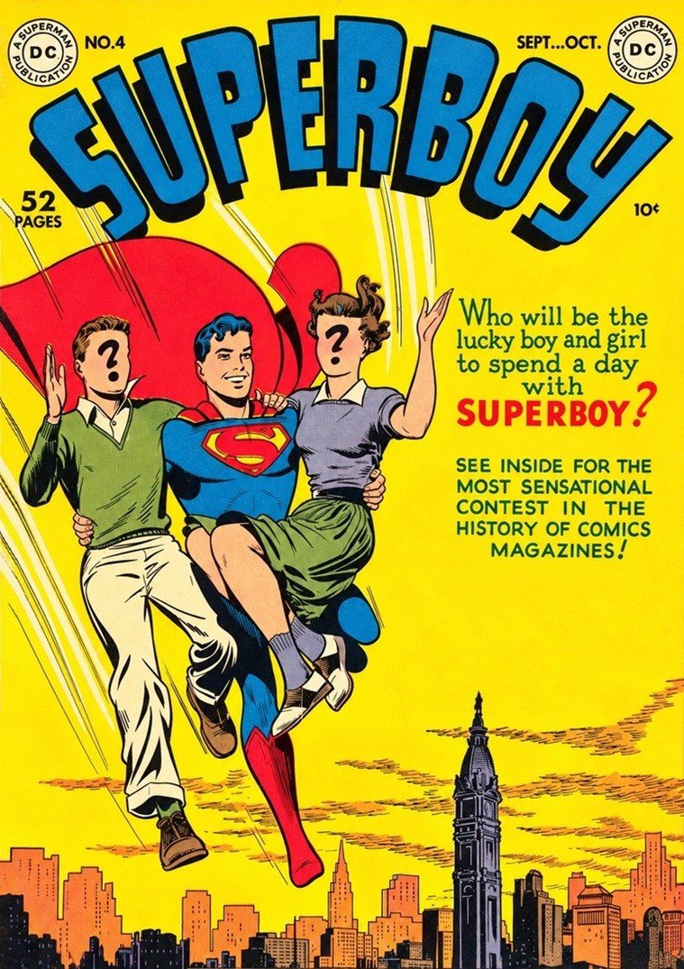 This image is a link to the PDF of the comic book SUPERBOY from September 1949.