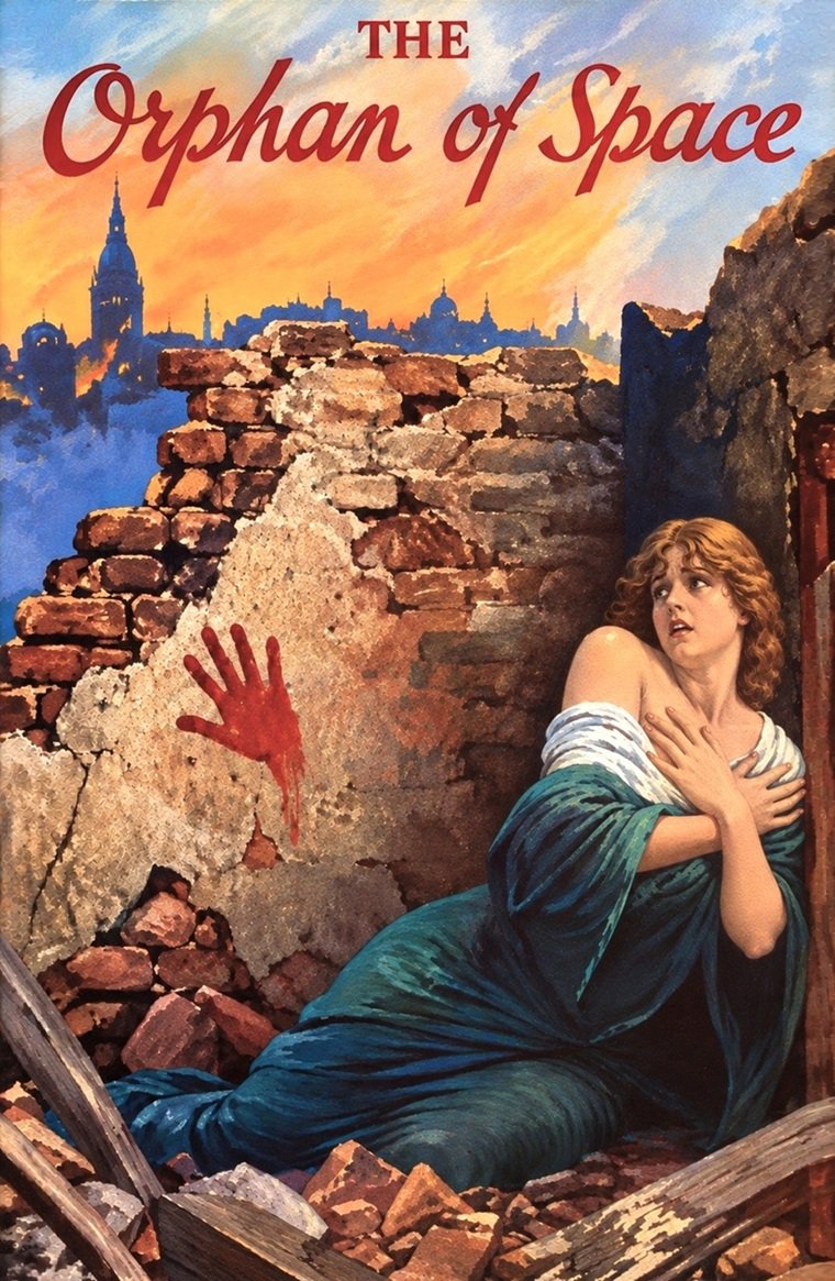Cover of the book THE ORPHAN OF SPACE, 1926 edition.