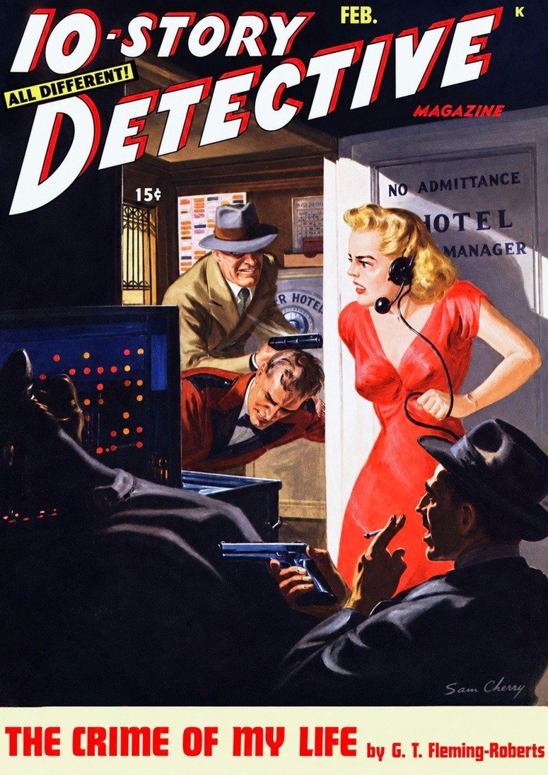 This image is a link to the PDF of the pulp magazine 10 STORY DETECTIVE from February 1949.