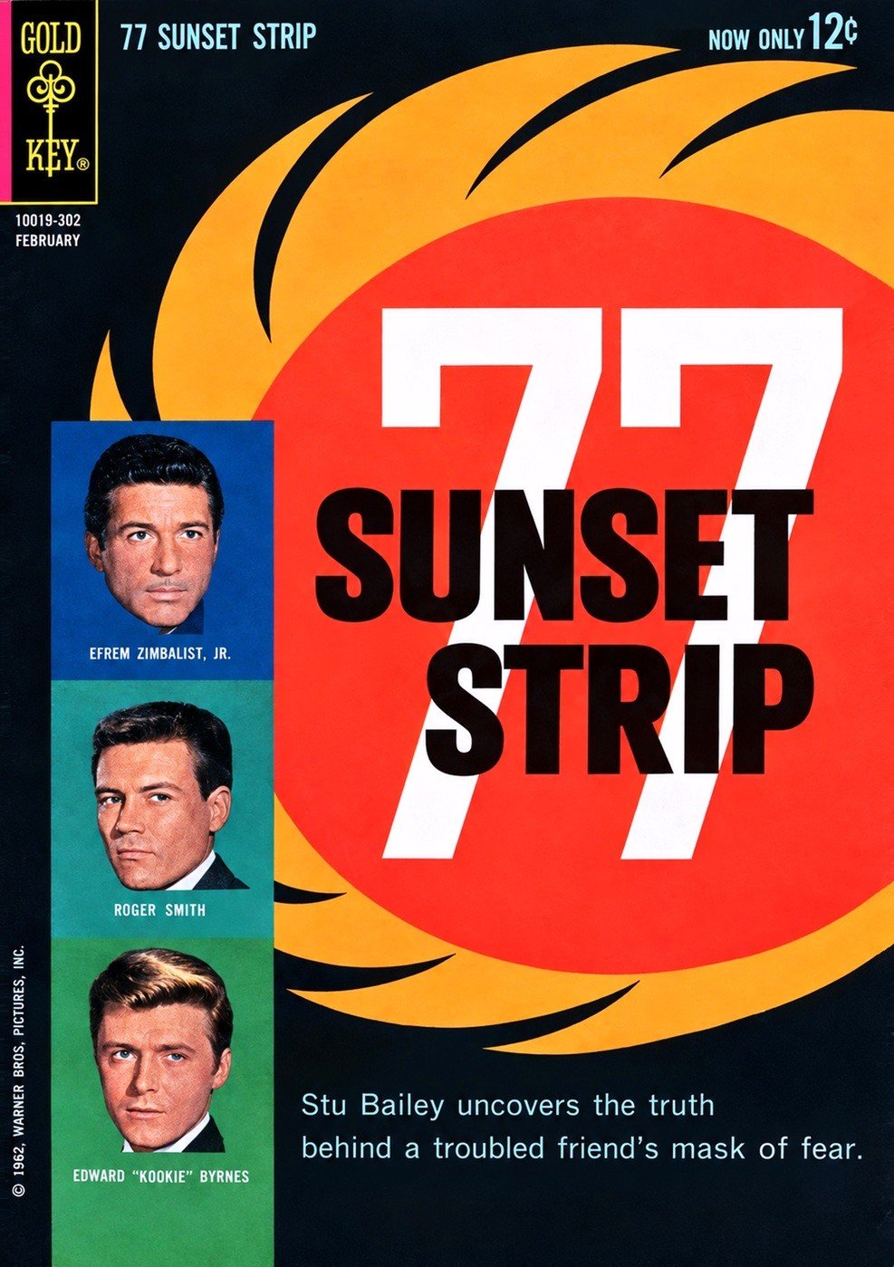 This image is a link to the PDF of the comic book 77 SUNSET STRIP from February 1963.