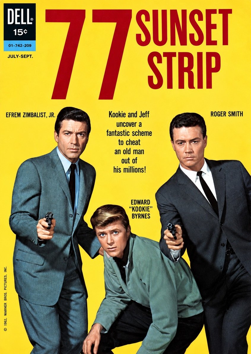 This image is a link to the PDF of the comic book 77 SUNSET STRIP from July 1962.