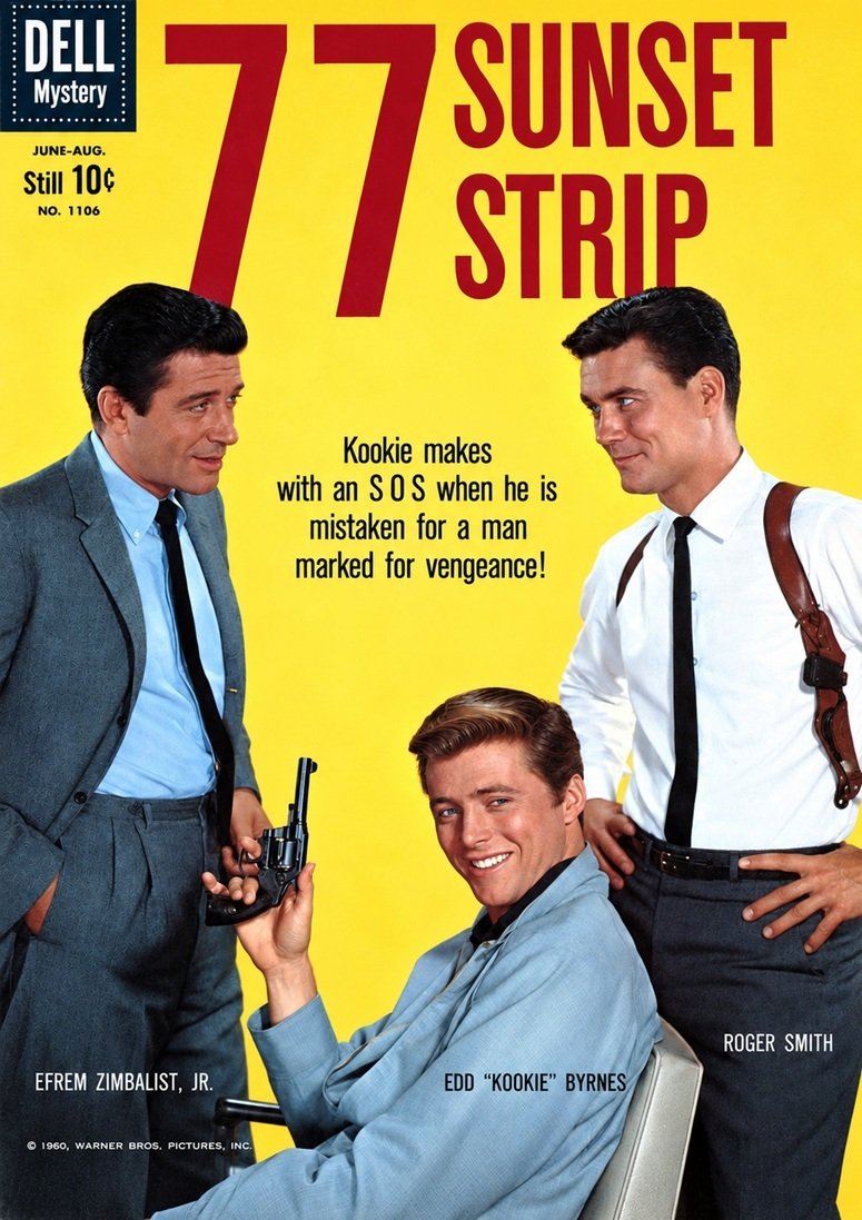This image is a link to the PDF of the comic book 77 SUNSET STRIP from June 1960.