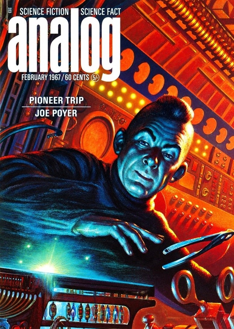 Cover of the science fiction magazine ANALOG from February 1967.