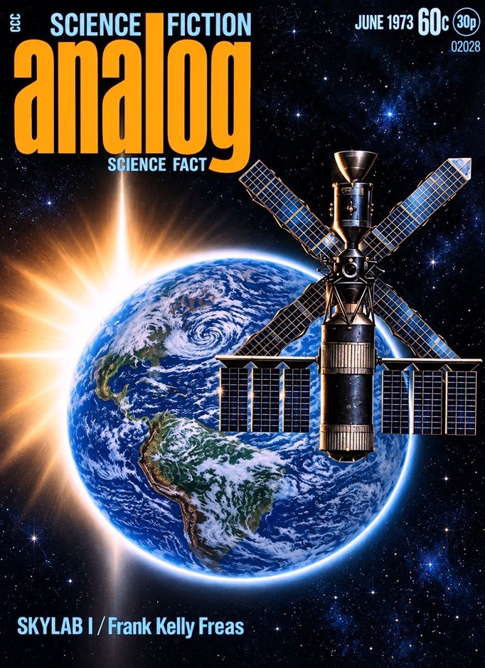 Cover of the science fiction magazine ANALOG from June 1973.