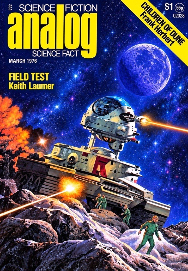 Cover of the science fiction magazine ANALOG from March 1976.