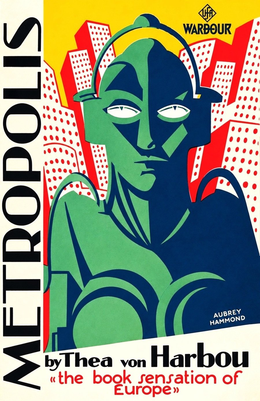 Cover of the book METROPOLIS - US edition, from 1927.
