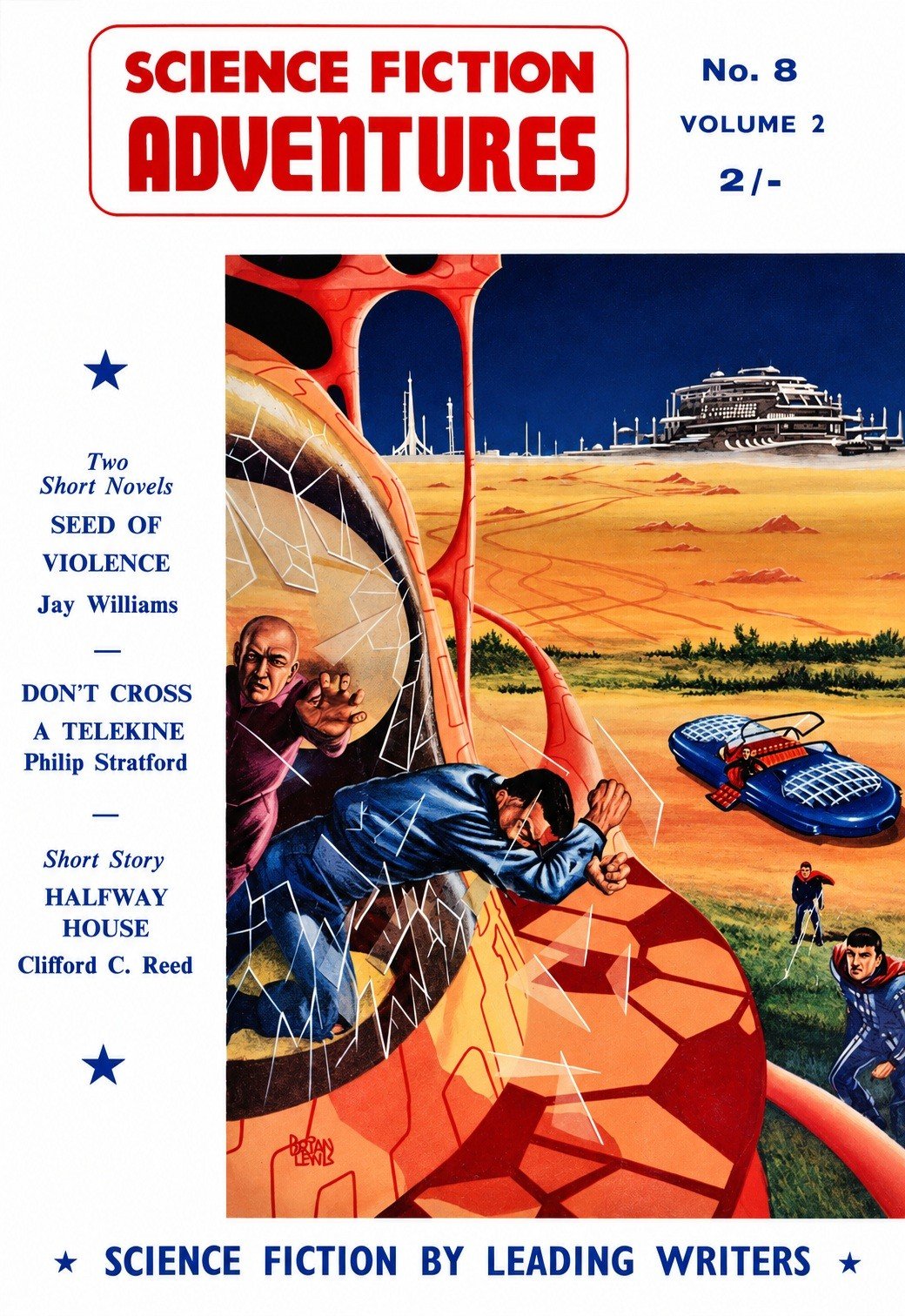 Cover of the magazine SCIENCE FICTION ADVENTURES from May 1959.